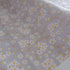 White Yellow Floral Light Grey Cotton